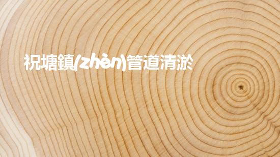 祝塘鎮(zhèn)管道清淤方案招標(biāo)：解鎖疏通技術(shù)，創(chuàng)新應(yīng)對污水困擾！